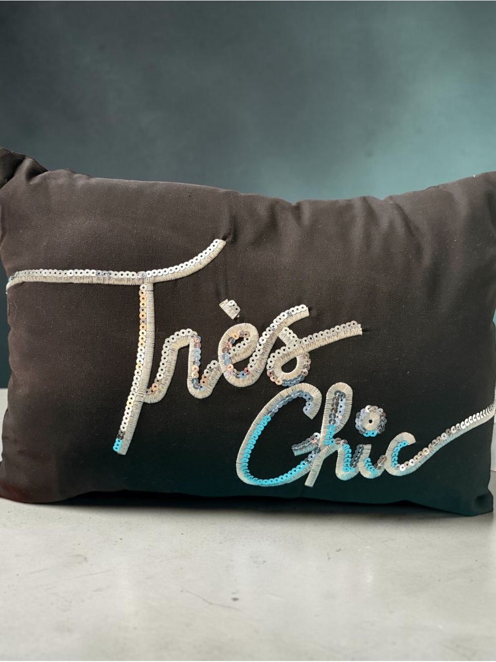 Karl Lagerfeld Paris "Très Chic" Decorative Accent Pillow